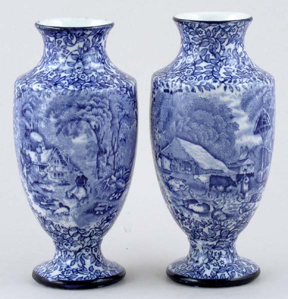 Vases pair of small c1920s